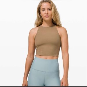 Lululemon LA Front Racer Crop Tank Top